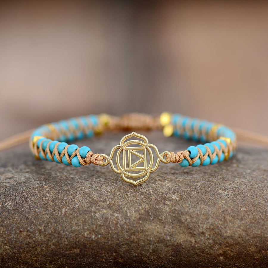 Reiki Symbol Semi-Precious Stone Bracelet