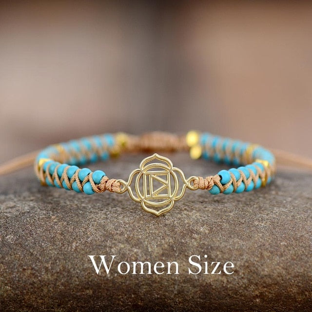 Reiki Symbol Semi-Precious Stone Bracelet