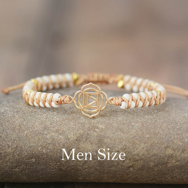 Reiki Symbol Semi-Precious Stone Bracelet