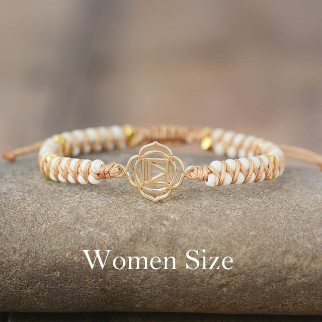 Reiki Symbol Semi-Precious Stone Bracelet