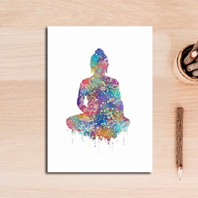 Watercolor Buddha Art