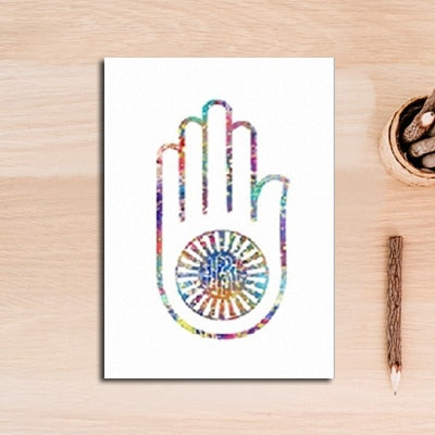 Watercolor Buddha Art