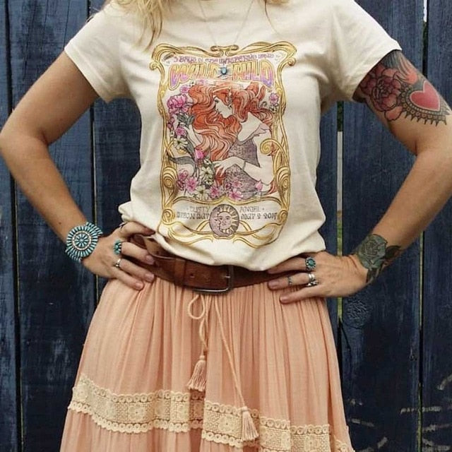 Boho Summer Graphic T-Shirt