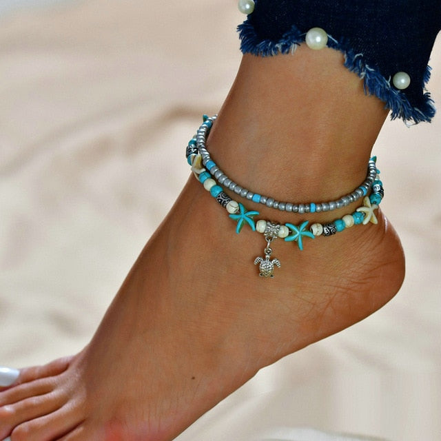 Boho Beach Anklets