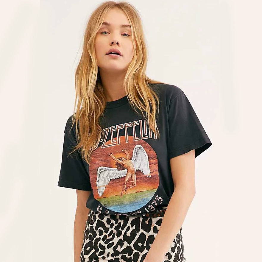 'Led-Zeppelin' Vintage Style Cotton Tee