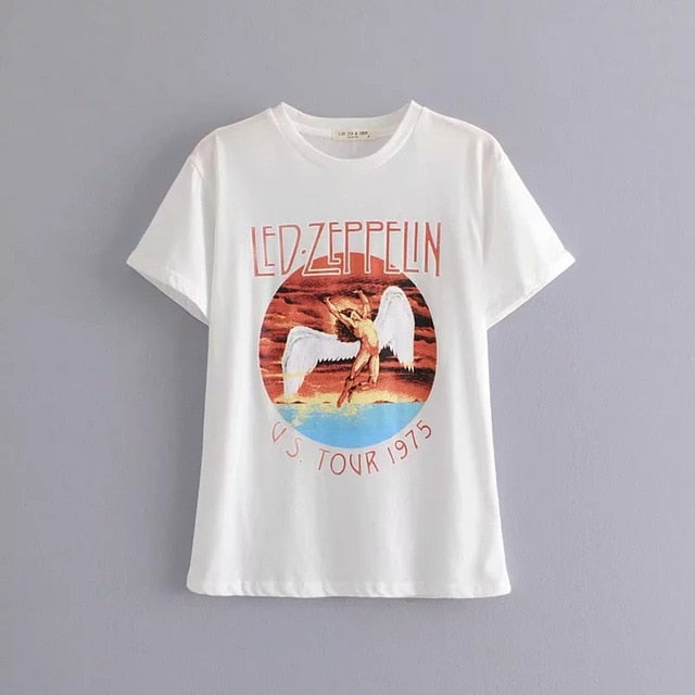 'Led-Zeppelin' Vintage Style Cotton Tee